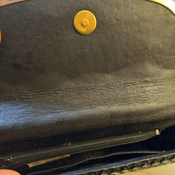 Vintage Mesh Black Clutch bag Cottagecore Grandmacore Wedding Prom - Picture 3 of 8